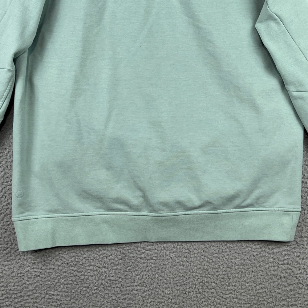 Lululemon City Sweat Pullover Hoodie Mint Green Mens Large LM3AUPS (stains) - Picture 7 of 13